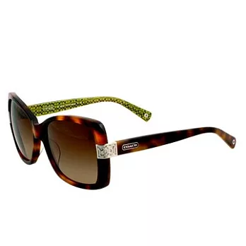 COACH太陽眼鏡 # 綠 COCH-8004F-503113