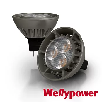 Wellypower威力盟 LED MR16 5W 投射杯燈(黃光1入)燈泡色