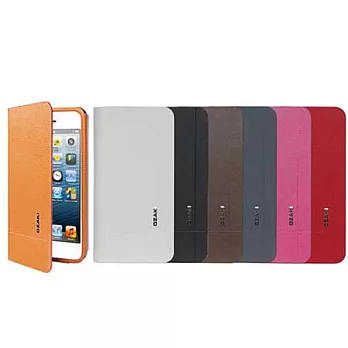 Ozaki O!coat Aim Folio iPhone 5 側翻式附卡片口袋保護皮套白色