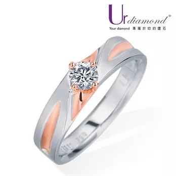 Ur diamond愛的波光GIA鑽石18K金戒指(男) 30分G/VS1/3EX