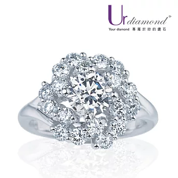 Ur diamond自信的風采GIA鑽石18K金戒指  30分G/VS1/3EX