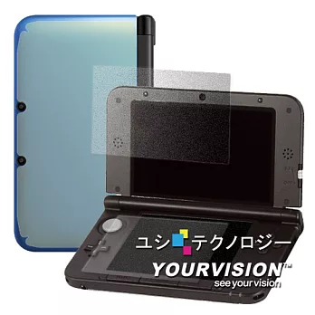 3DS LL / XL (上+下)霧面螢幕貼+機身膜-贈布