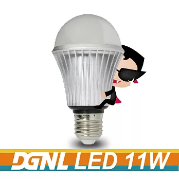 DGNL 高亮度LED11W全電壓球燈泡 白光2入白光