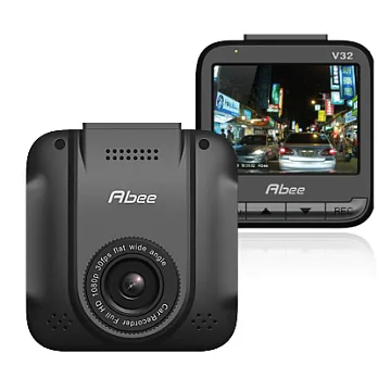 快譯通 Abee V32 Full HD1080P高畫質行車記錄器加贈8G記憶卡