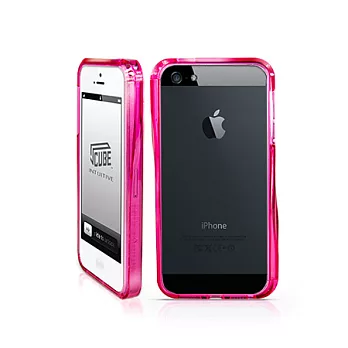 CUBE B-Protector iPhone 5保護邊框透紅