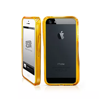 CUBE B-Protector iPhone 5保護邊框透橘