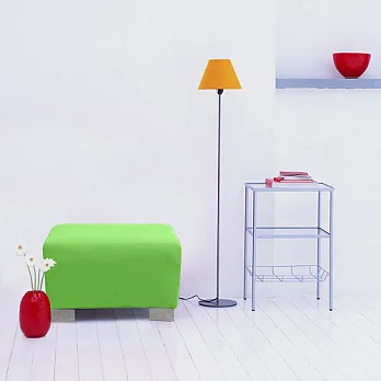 【HomeBeauty】彈性沙發罩/居家甜蜜設計-小腳椅沙發套-亮綠