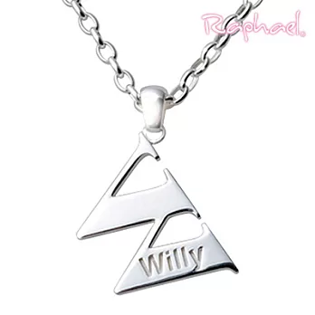 RAPHAEL 拉法兒♥字首姓名♥ 純銀刻字項鍊(男)