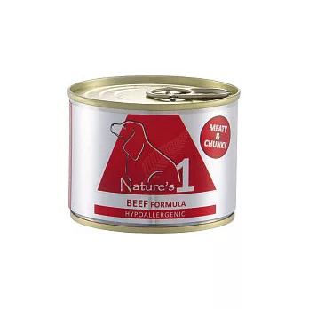 紐西蘭【Nature’s 1紐健士】頂級天然健康犬罐(185g*24罐)牛肉口味