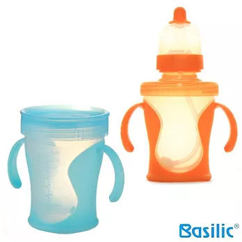 【貝喜力克】兩用訓練杯+雙口喝水杯