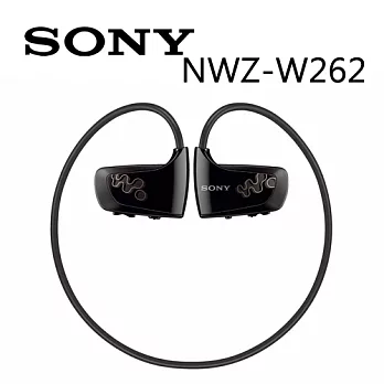 SONY NWZ-W262 2GB Walkman時尚無線數位隨身聽（蟄伏黑）【公司貨】送SONY皮質手環帶.
