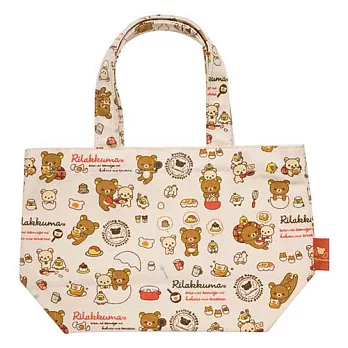 San-X 懶熊荷包蛋咕咕雞系列帆布手提袋