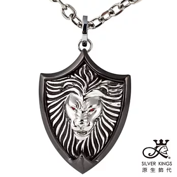 原生飾代SilverKings-王者之聲-316L白鋼項鍊白色