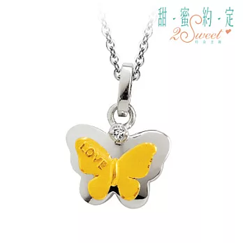 甜蜜約定金飾 ♥知性心♥ 金加鋼墜