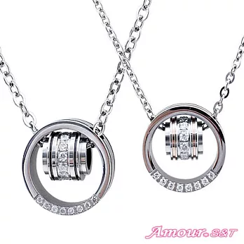 AmourS&T艾摩兒 幸福環繞-對墬金+銀