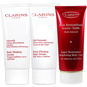 CLARINS 克蘭詩 纖勻俏臀呼啦3件組