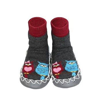 Moccis舞動學步襪靴----穿上MOCCIS，自在舞動寶寶雙腳(12~18月)貓頭鷹-12~18月