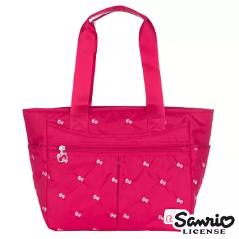 Hello Kitty - 逸緻之旅中型肩背包桃紅