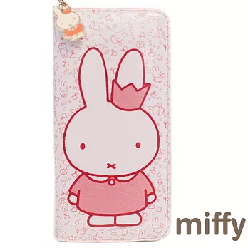 【Miffy】米菲 甜心粉紅系列(時尚長夾)