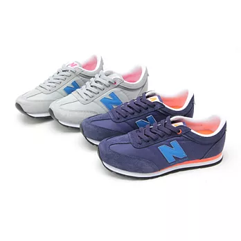 ezwalking{韓國女鞋}素面復古運動鞋-海軍藍、灰