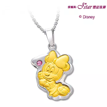 迪士尼金飾♥甜心美妮♥黃金墜子