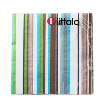 北歐芬蘭 iittala Origo 彩紋餐巾紙(3包) 米色 33*33cm