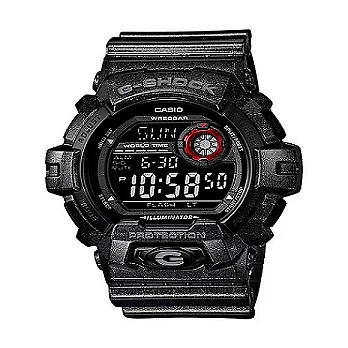G-SHOCK 雅痞輕生活時尚運動液晶腕錶-黑-G-8900SH-1
