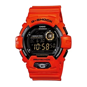 CASIO G-SHOCK 資訊暴漲擁護年代時尚個性腕錶-G-8900A-4