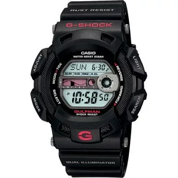 G-SHOCK 虎虎生風的威儀運動風潮休閒腕錶-G-9100-1