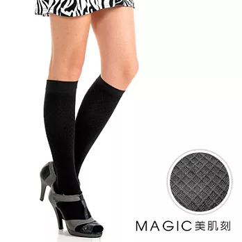 Magic美肌刻-360丹久坐型機能小腿襪(小菱紋)(M-L)