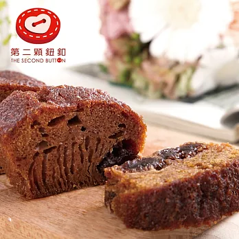 《第二顆鈕釦PU》黑糖麻糬蜂巢蛋糕(270g/盒，共2盒)