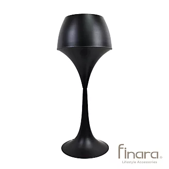 精品家飾/造型燈飾-現代風黑色鬱金香落地燈/立燈