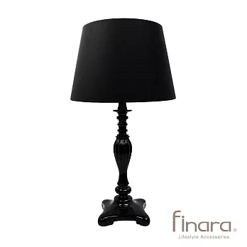 精品家飾/造型燈飾-古典風黑色巴黎桌燈/檯燈
