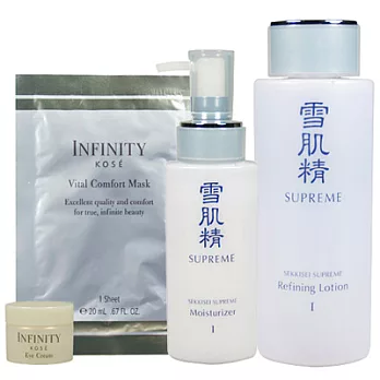 KOSE高絲 雪肌精極淬精質無限肌緻眼霜組(水潤)