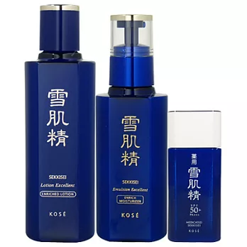 KOSE高絲 雪肌精完美精華清透保養三件組