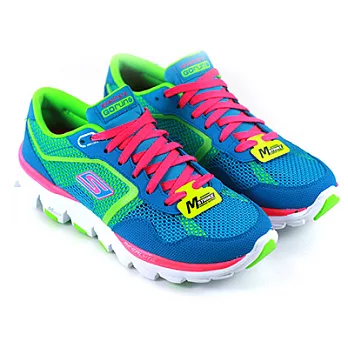 SKECHERS (女) GOrun ride系列5水藍色