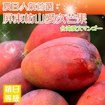 【預購專案】《鮮果日誌》枋山極品愛文芒果(10台斤禮盒裝/10~12顆) (極)