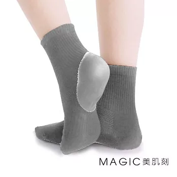 Magic美肌刻-保溼型後跟減壓短襪(女用)灰色