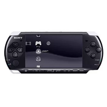 PSP 3007主機(鋼琴黑)+羅技黑鷹水晶殼 送 保護貼