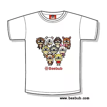 【Beebub】維尼超人-大集合-XS白