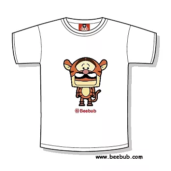 【Beebub】維尼超人-跳跳虎超人-XS白