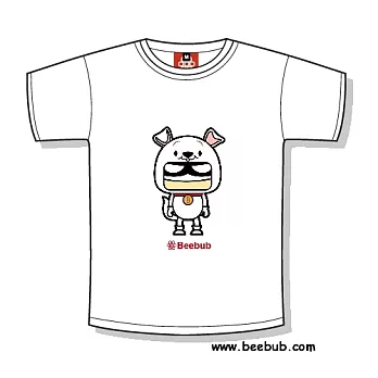 【Beebub】維尼超人-小狗超人-XS白