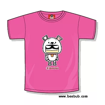 【Beebub】維尼超人-小狗超人-XS桃紅