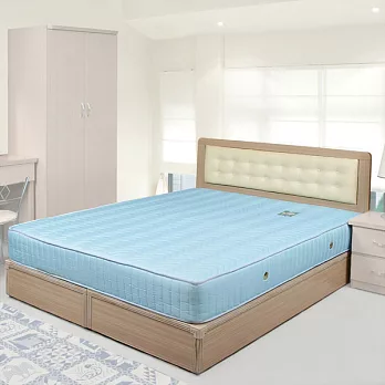 《Homelike》艾凡5尺床組-雙人-白橡木紋