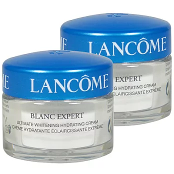 LANCOME蘭蔻 鐳射光瞬白精華日間凝霜(15ml)*2-2013.12