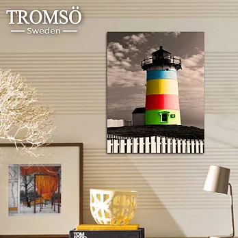 TROMSO瑞典時尚無框畫/彩虹燈塔