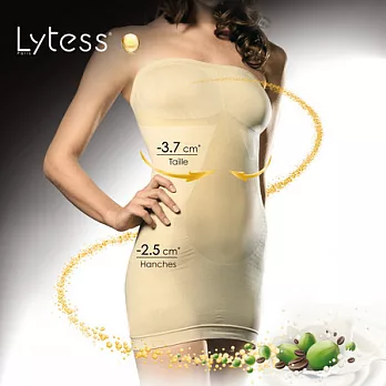 Lytess 調整型 魔塑束腹美臀塑身連身裙（法國原裝進口）M膚色