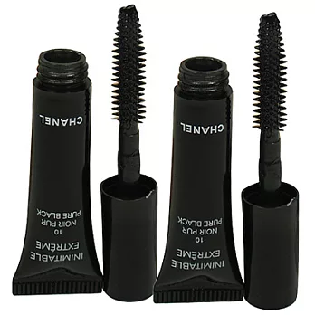 CHANEL香奈兒 極緻深邃大眼睫毛膏(1ml)*2-黑