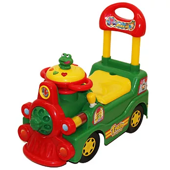 【寶貝樂】可愛小青蛙火車學步車(綠)
