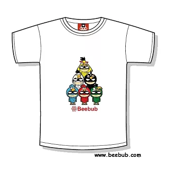 【Beebub】憤怒鳥超人-興奮鳥大集合-XS白